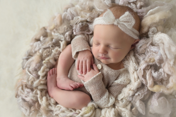 Cincinnati Newborn Photography, Baby Dolly 