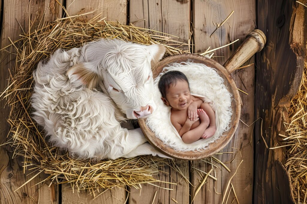 Newborn baby West Chester in Cincinnati Cream n Cocoa photography