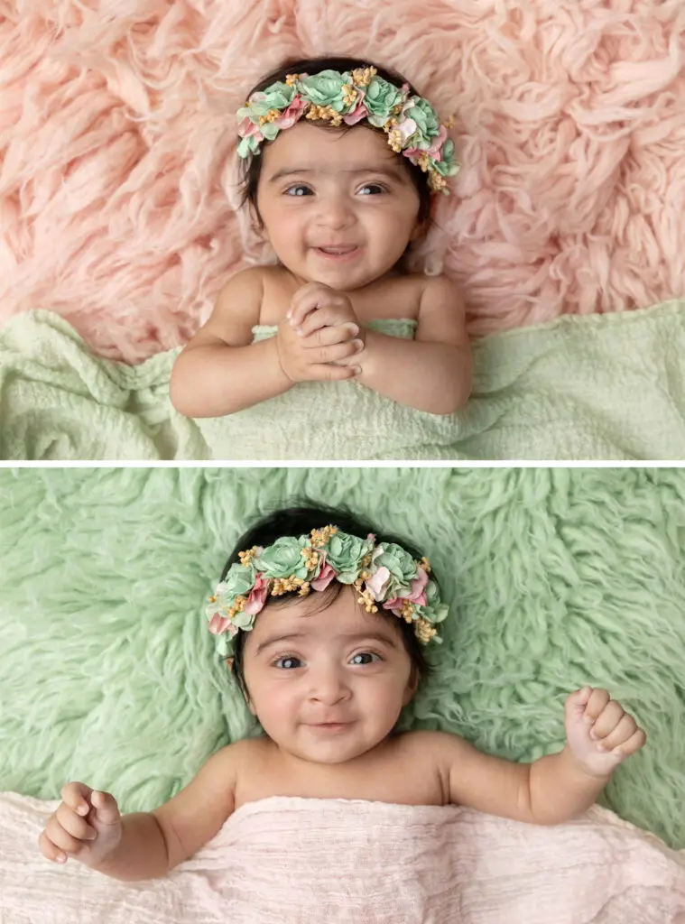 Newborn Cincinnati and West Chester studio session